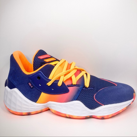 New Adidas Harden Vol. 4 Tech Indigo Sneaker